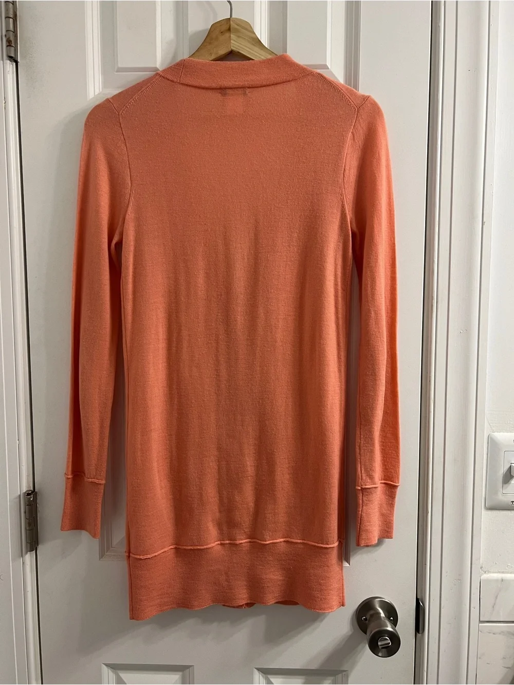 J. Crew Button-Front Lightweight Merino Wool Cardigan-XS
